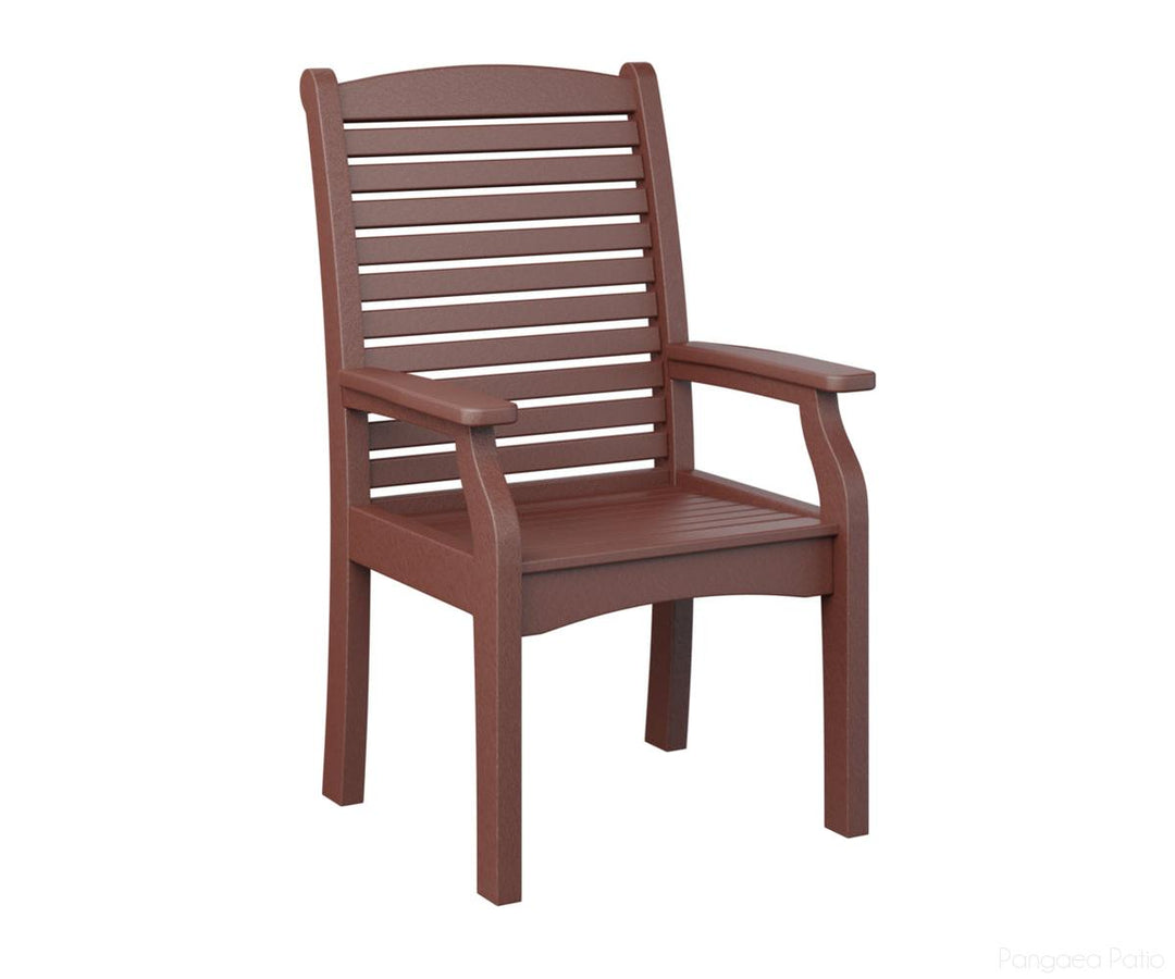 BGCTDC2744BR-Berlin Gardens-Classic Terrace Dining Chair-Burgundy BG-Pangaea Patio