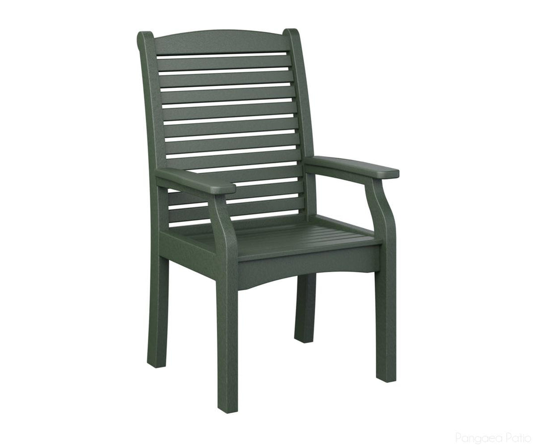 BGCTDC2744G-Berlin Gardens-Classic Terrace Dining Chair-Green BG-Pangaea Patio
