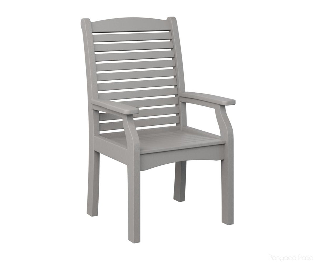 BGCTDC2744LG-Berlin Gardens-Classic Terrace Dining Chair-Light Gray BG-Pangaea Patio