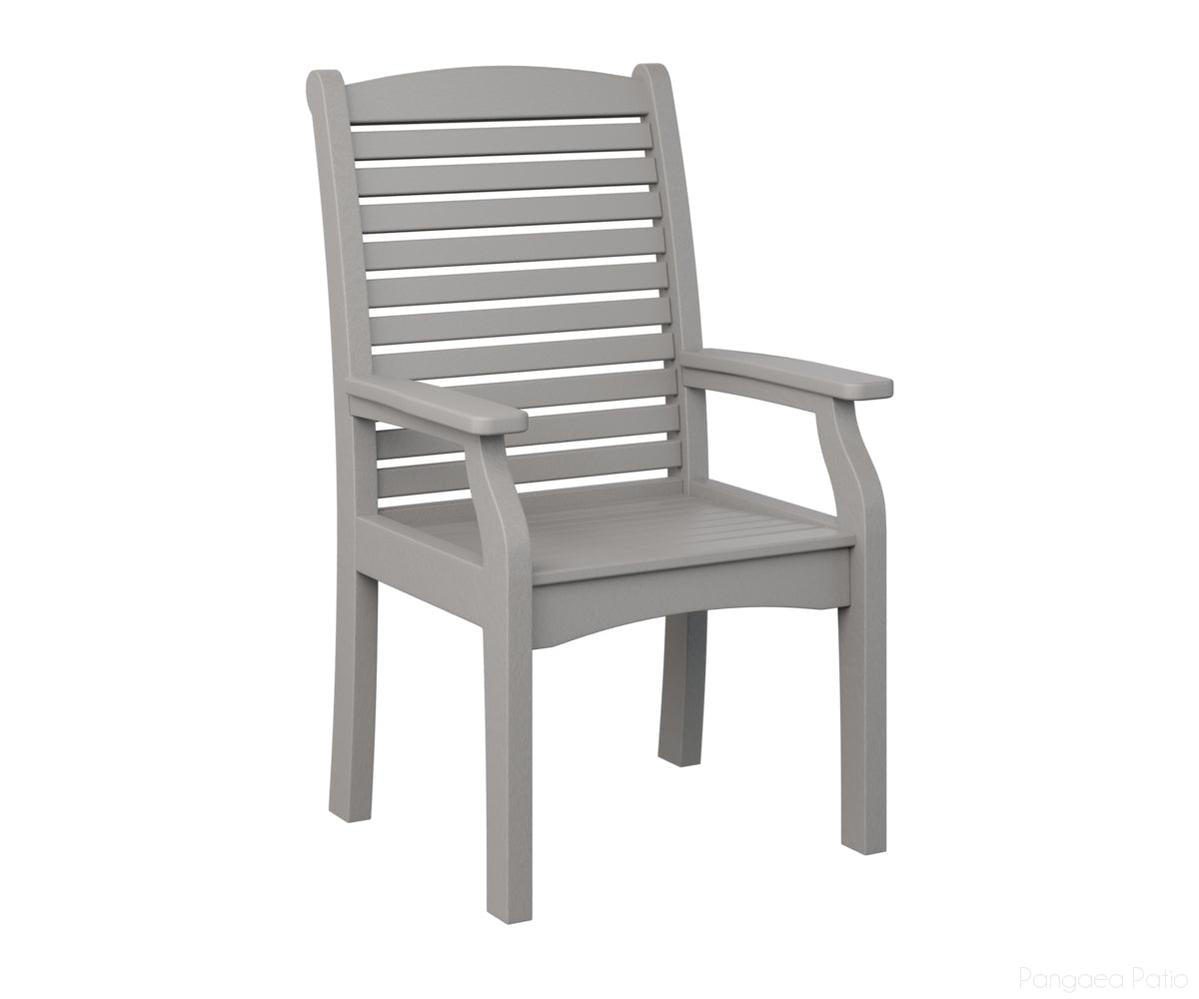 BGCTDC2744LG-Berlin Gardens-Classic Terrace Dining Chair-Light Gray BG-Pangaea Patio