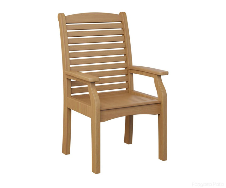 BGCTDC2744NT-Berlin Gardens-Classic Terrace Dining Chair-Natural Teak BG-Pangaea Patio