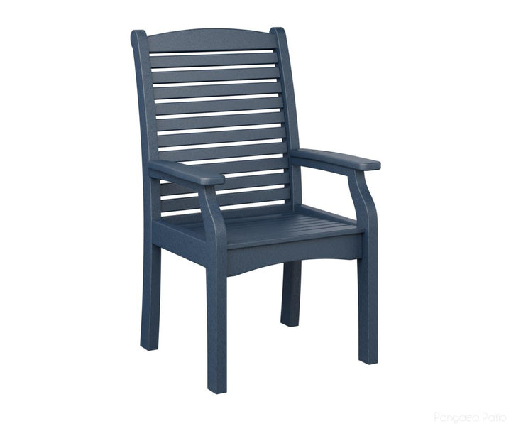 BGCTDC2744NB-Berlin Gardens-Classic Terrace Dining Chair-Navy Blue BG-Pangaea Patio
