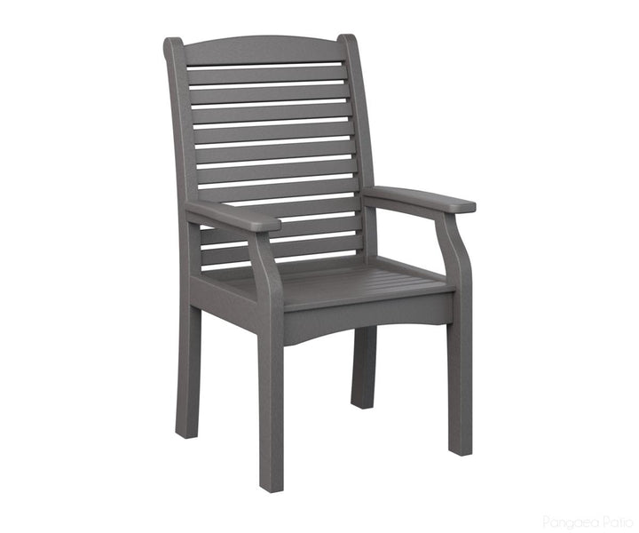 BGCTDC2744SG-Berlin Gardens-Classic Terrace Dining Chair-Smoke Gray BG-Pangaea Patio
