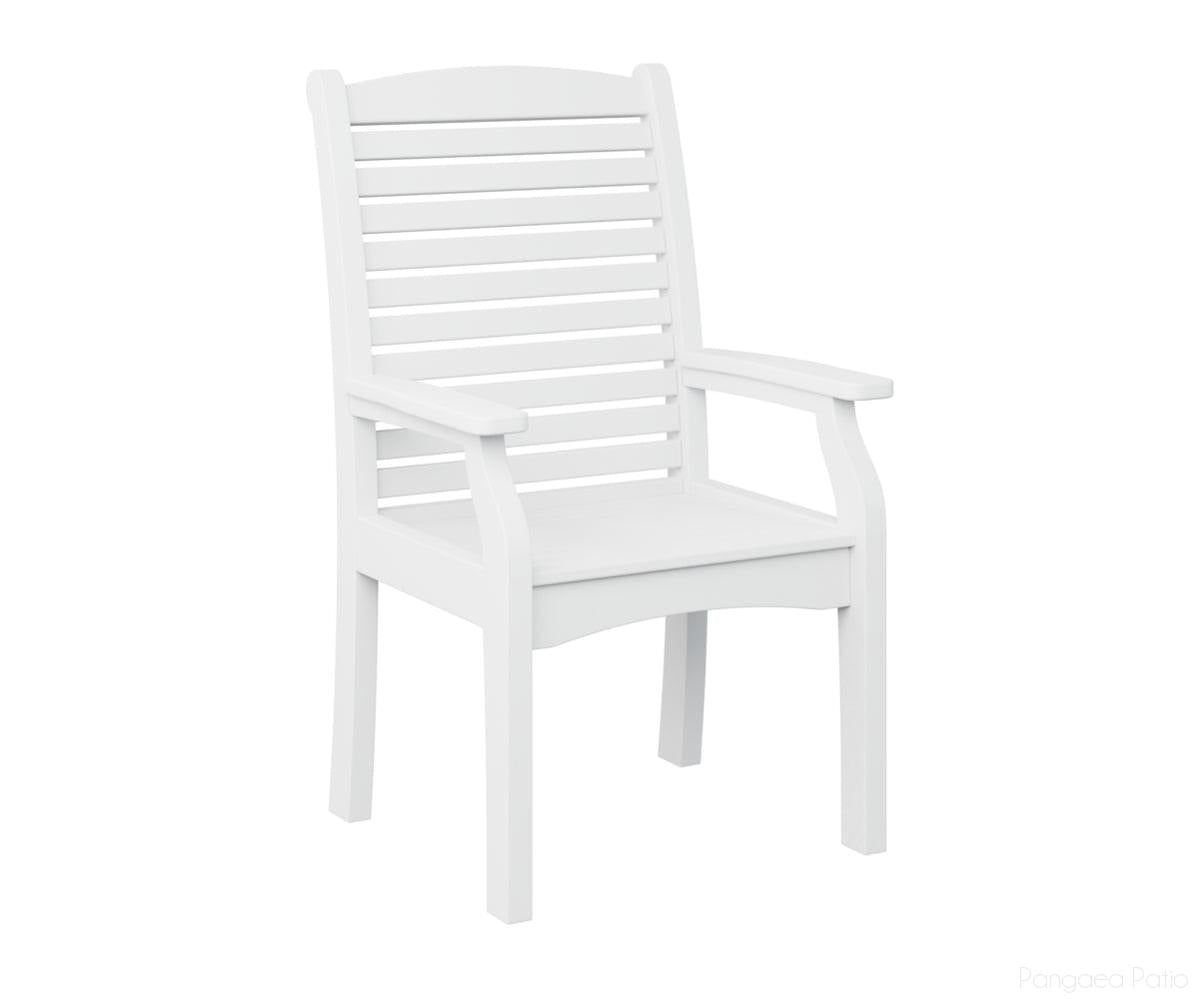BGCTDC2744W-Berlin Gardens-Classic Terrace Dining Chair-White BG-Pangaea Patio