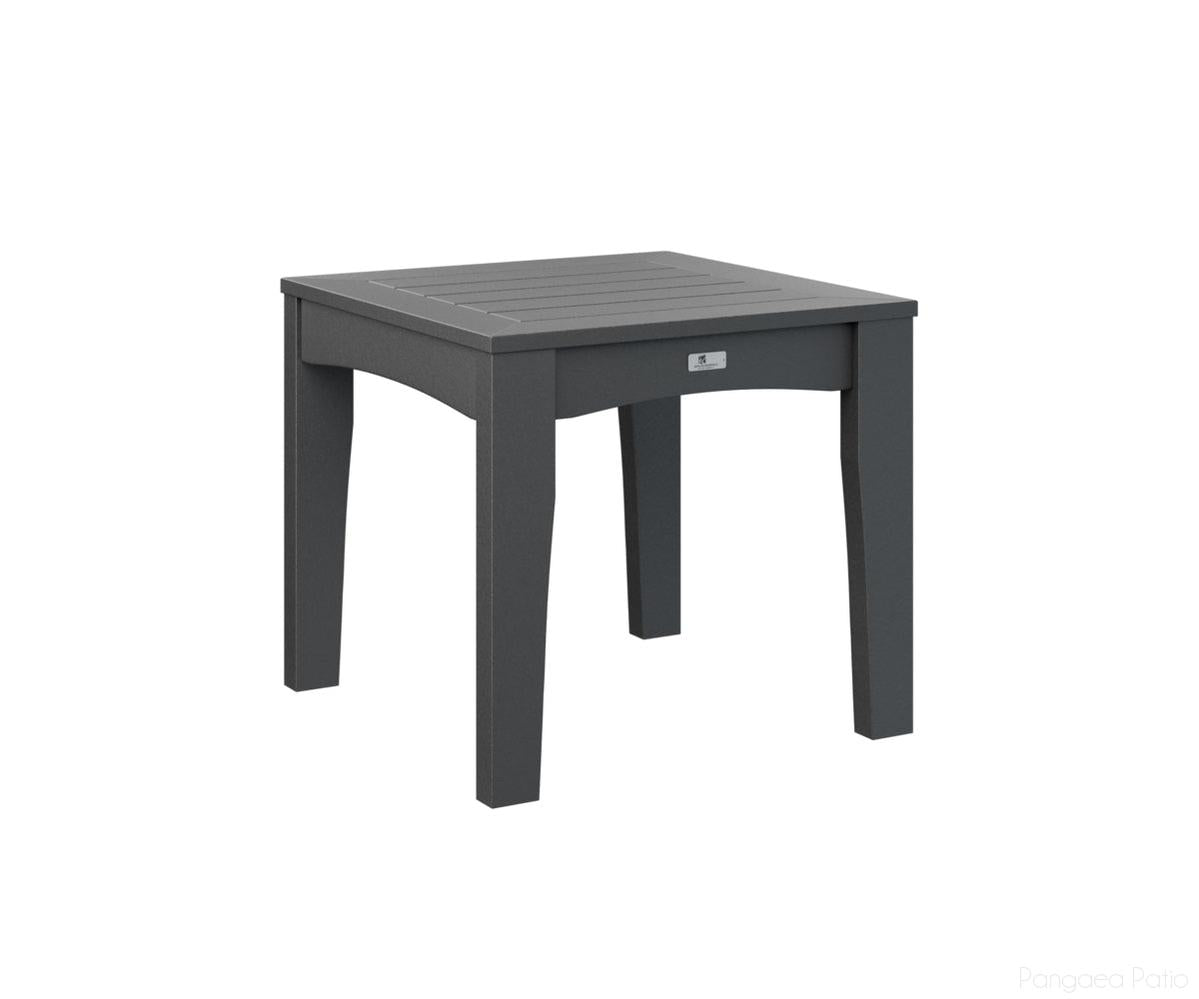 BGCTET2520B-Berlin Gardens-Classic Terrace End Table-Black BG-Pangaea Patio