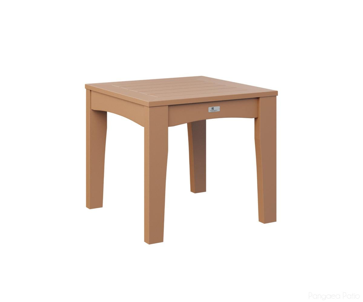 BGCTET2520C-Berlin Gardens-Classic Terrace End Table-Cedar BG-Pangaea Patio