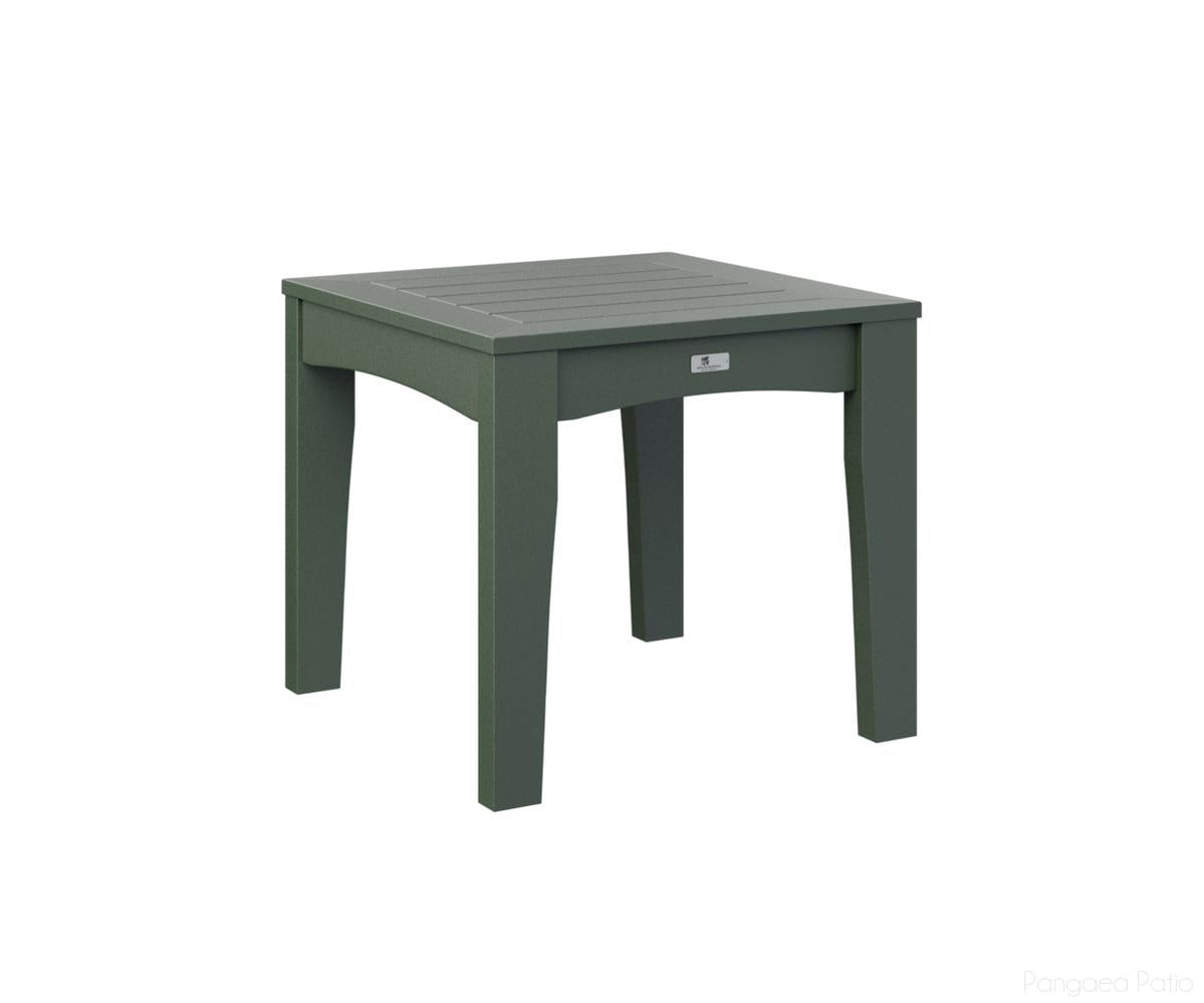 BGCTET2520G-Berlin Gardens-Classic Terrace End Table-Green BG-Pangaea Patio