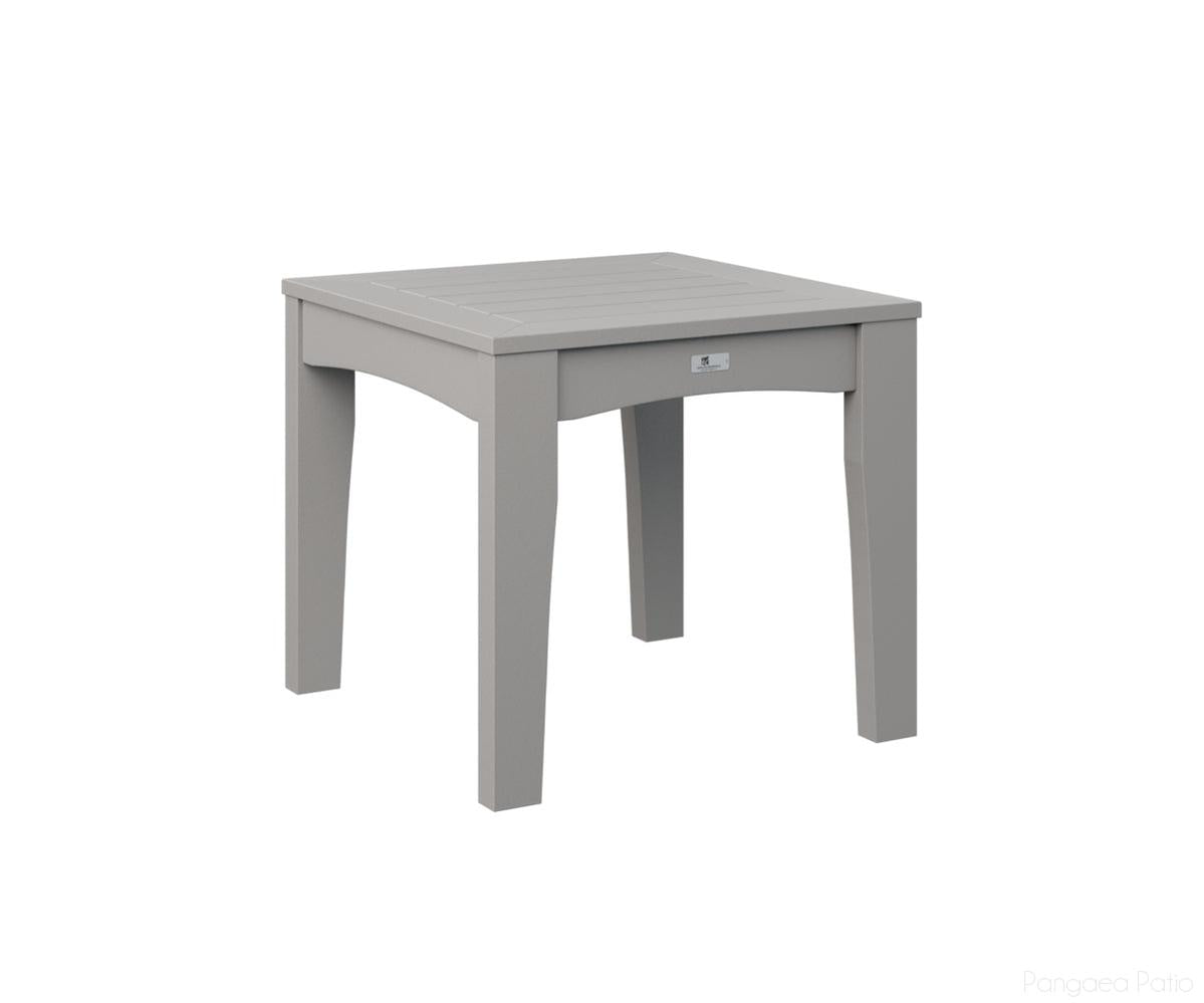 BGCTET2520LG-Berlin Gardens-Classic Terrace End Table-Light Gray BG-Pangaea Patio