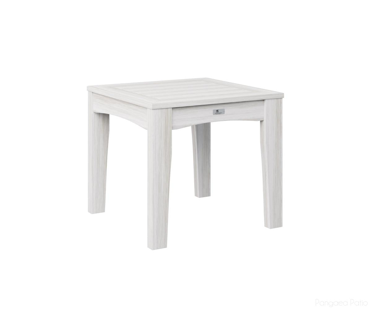 BGCTET2520SS-Berlin Gardens-Classic Terrace End Table-Seashell BG-Pangaea Patio