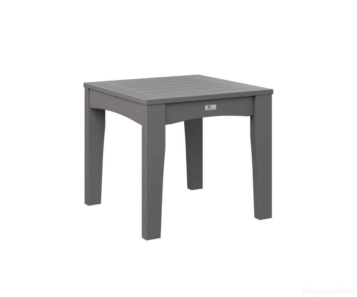 BGCTET2520SG-Berlin Gardens-Classic Terrace End Table-Smoke Gray BG-Pangaea Patio
