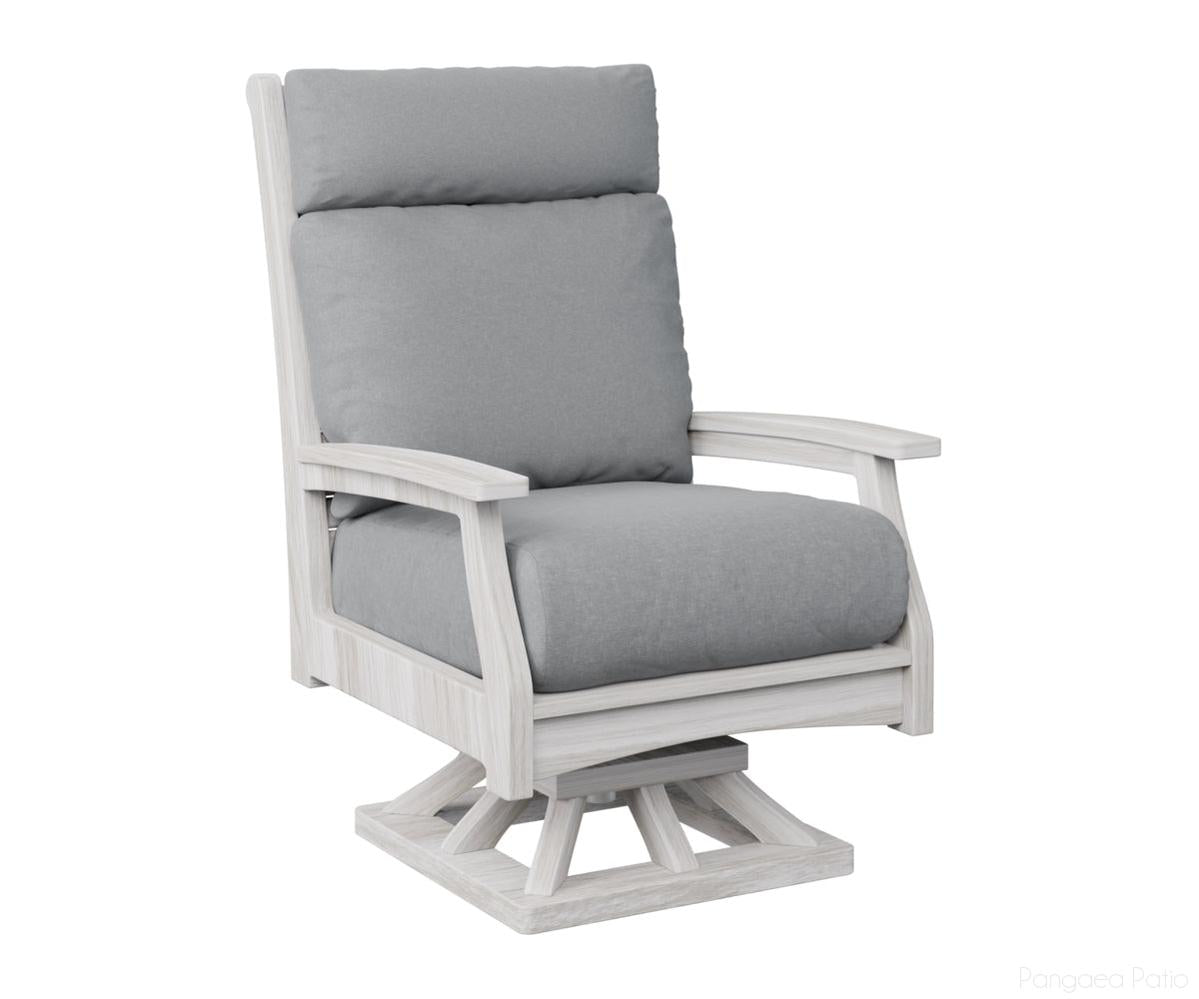 BGCTHSR3045SS-Berlin Gardens-Classic Terrace High Back Swivel Rocker-Seashell BG-Pangaea Patio