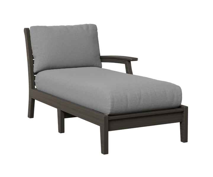 BGCTLCL3163CG-Berlin Gardens-Classic Terrace Left Arm Chaise Lounge-Pangaea Patio