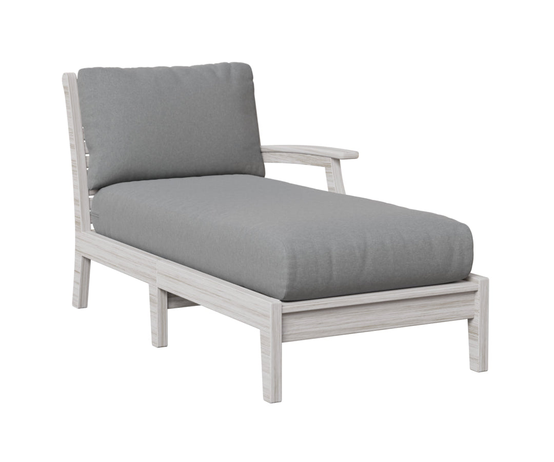 BGCTLCL3163SS-Berlin Gardens-Classic Terrace Left Arm Chaise Lounge-Pangaea Patio