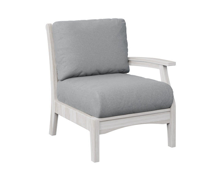 BGCTLSC2934SS-Berlin Gardens-Classic Terrace Left Arm Club Chair-Pangaea Patio