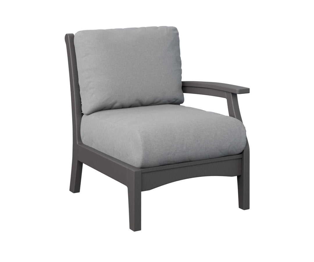 BGCTLSC2934SG-Berlin Gardens-Classic Terrace Left Arm Club Chair-Pangaea Patio