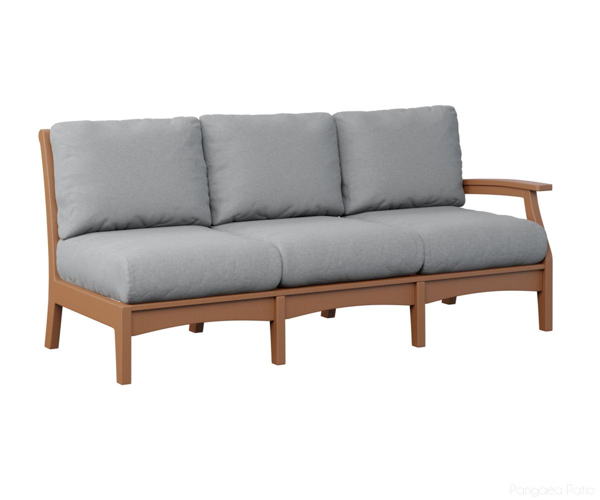 BGCTLSS7934C-Berlin Gardens-Classic Terrace Left Arm Sofa-Cedar BG-Pangaea Patio