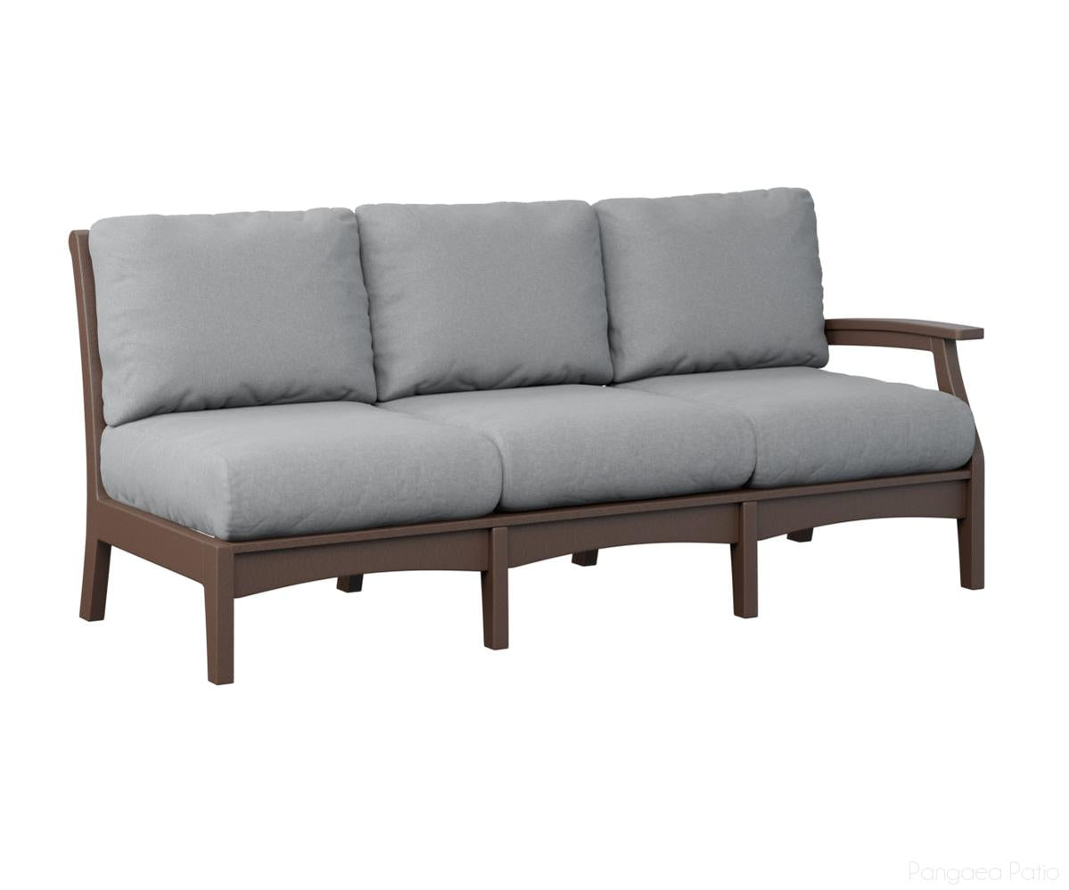 BGCTLSS7934CB-Berlin Gardens-Classic Terrace Left Arm Sofa-Chocolate Brown BG-Pangaea Patio