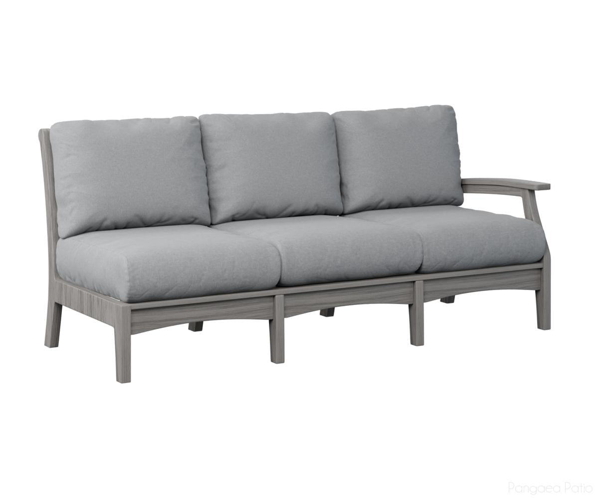 BGCTLSS7934DG-Berlin Gardens-Classic Terrace Left Arm Sofa-Driftwood Gray BG-Pangaea Patio