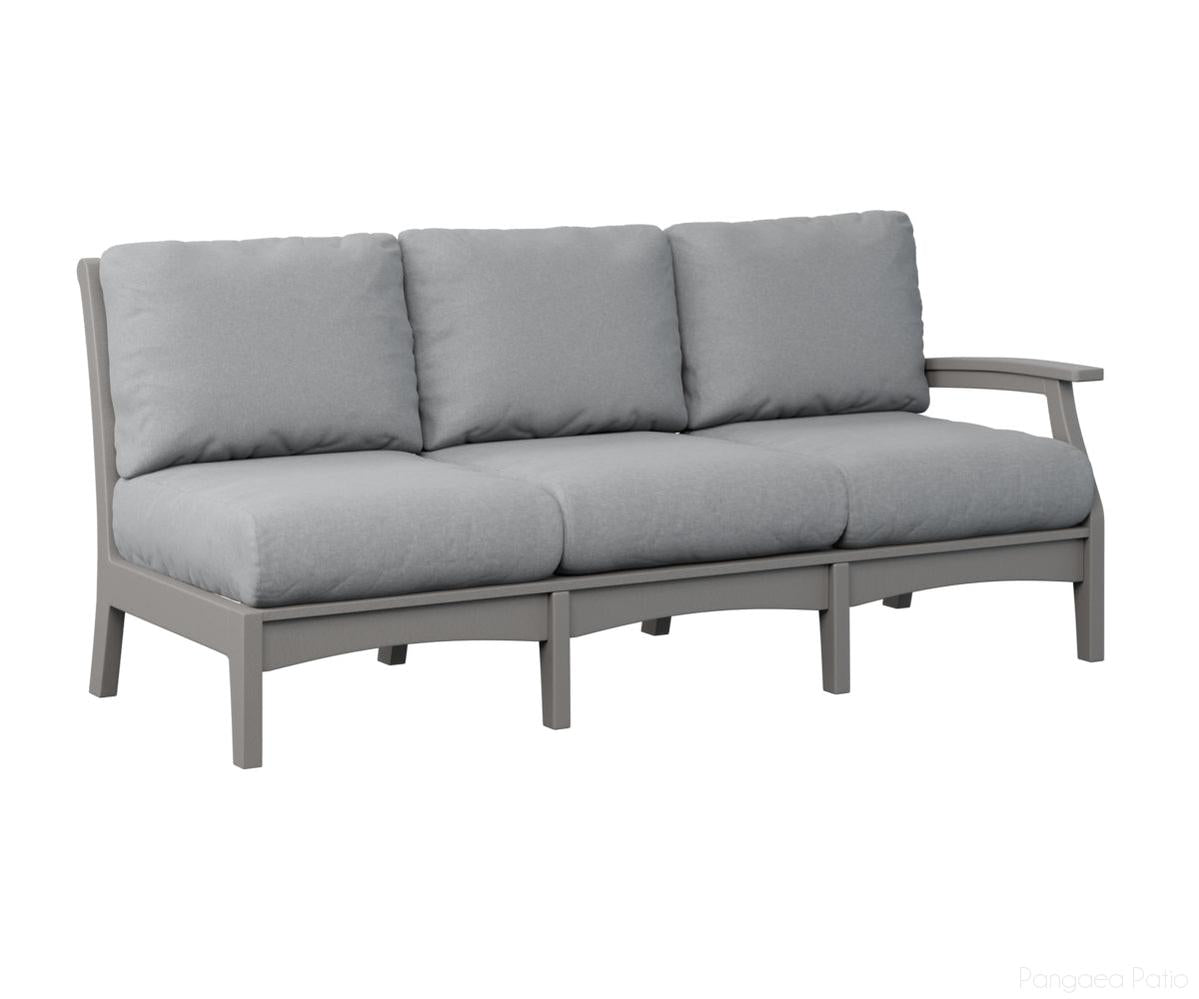 BGCTLSS7934LG-Berlin Gardens-Classic Terrace Left Arm Sofa-Light Gray BG-Pangaea Patio