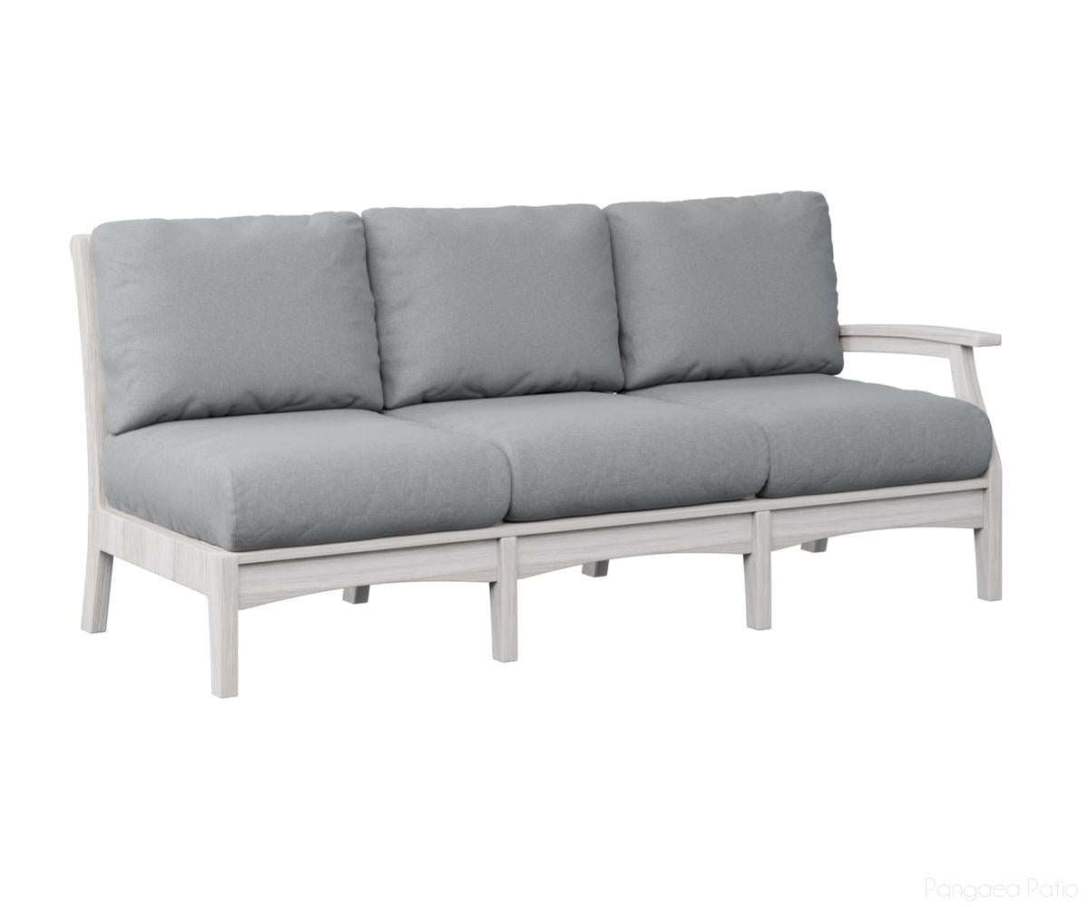 BGCTLSS7934SS-Berlin Gardens-Classic Terrace Left Arm Sofa-Seashell BG-Pangaea Patio