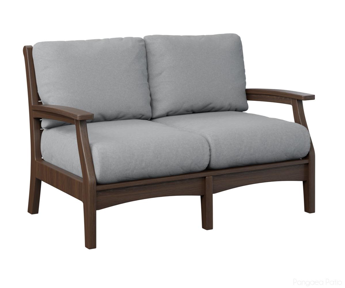 BGCTL5734BW-Berlin Gardens-Classic Terrace Loveseat-Brazilian Walnut BG-Pangaea Patio