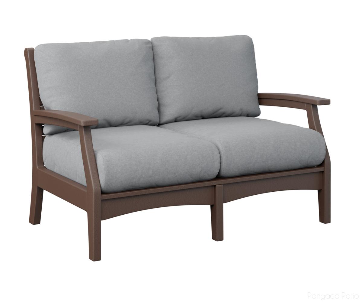 BGCTL5734CB-Berlin Gardens-Classic Terrace Loveseat-Chocolate Brown BG-Pangaea Patio