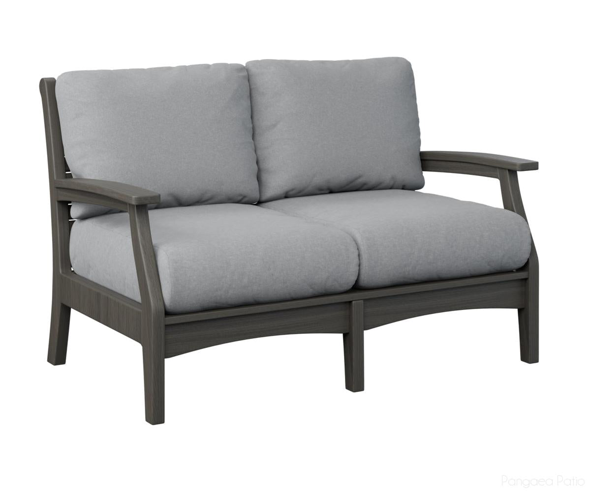 BGCTL5734CG-Berlin Gardens-Classic Terrace Loveseat-Coastal Gray BG-Pangaea Patio