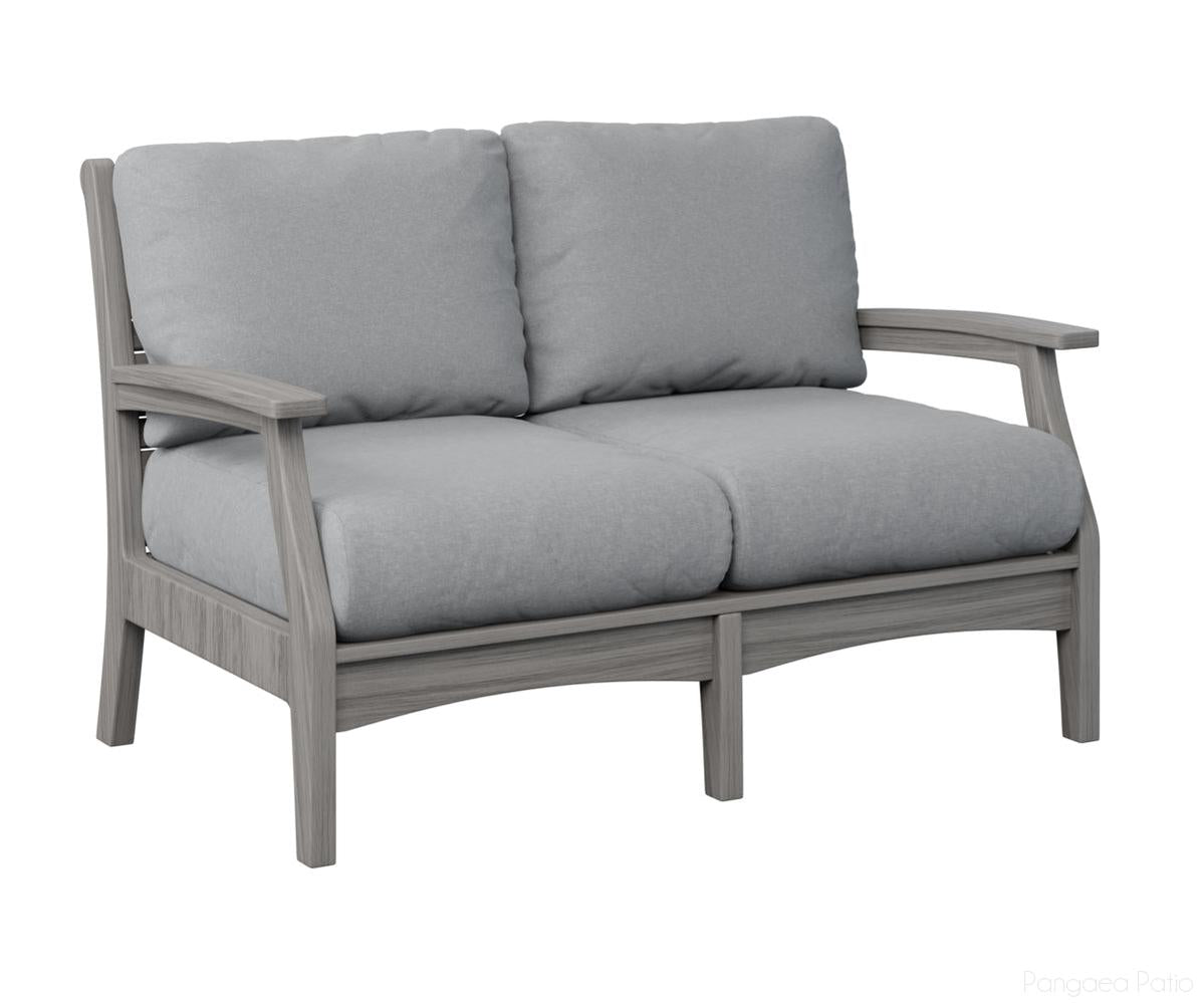 BGCTL5734DG-Berlin Gardens-Classic Terrace Loveseat-Driftwood Gray BG-Pangaea Patio