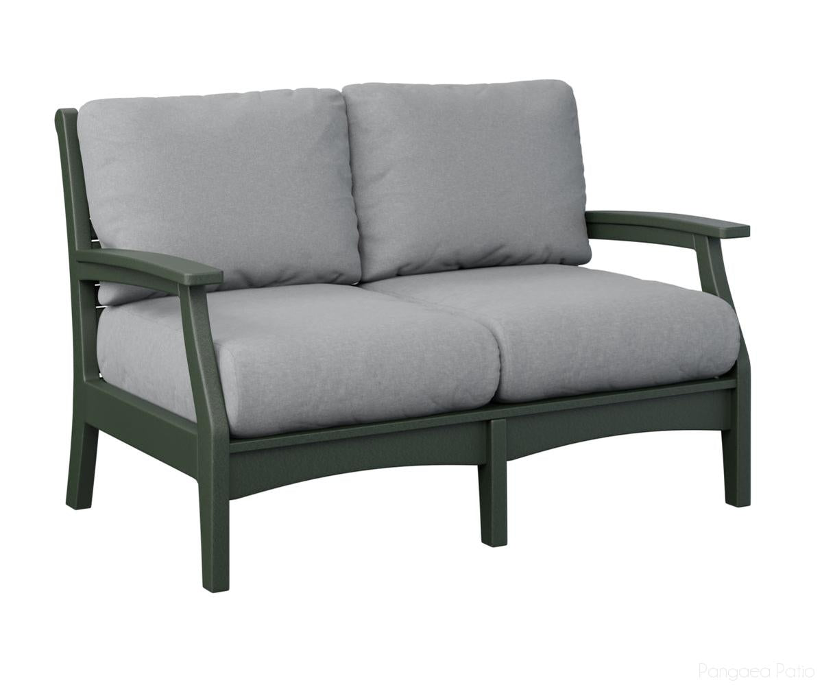 BGCTL5734G-Berlin Gardens-Classic Terrace Loveseat-Green BG-Pangaea Patio