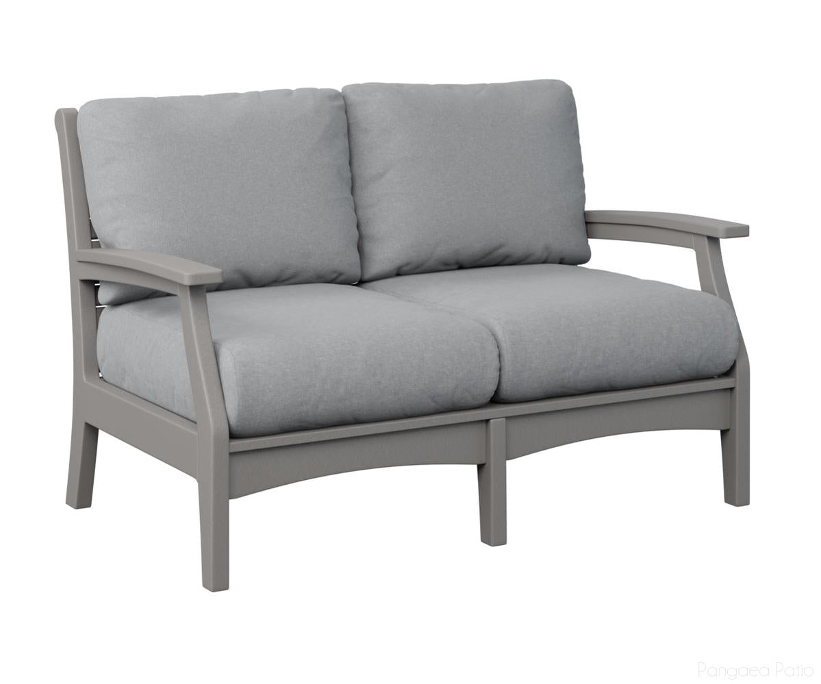 BGCTL5734LG-Berlin Gardens-Classic Terrace Loveseat-Light Gray BG-Pangaea Patio
