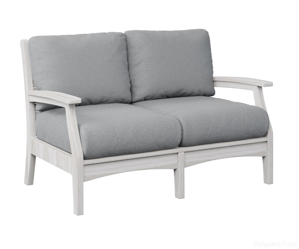 BGCTL5734SS-Berlin Gardens-Classic Terrace Loveseat-Seashell BG-Pangaea Patio