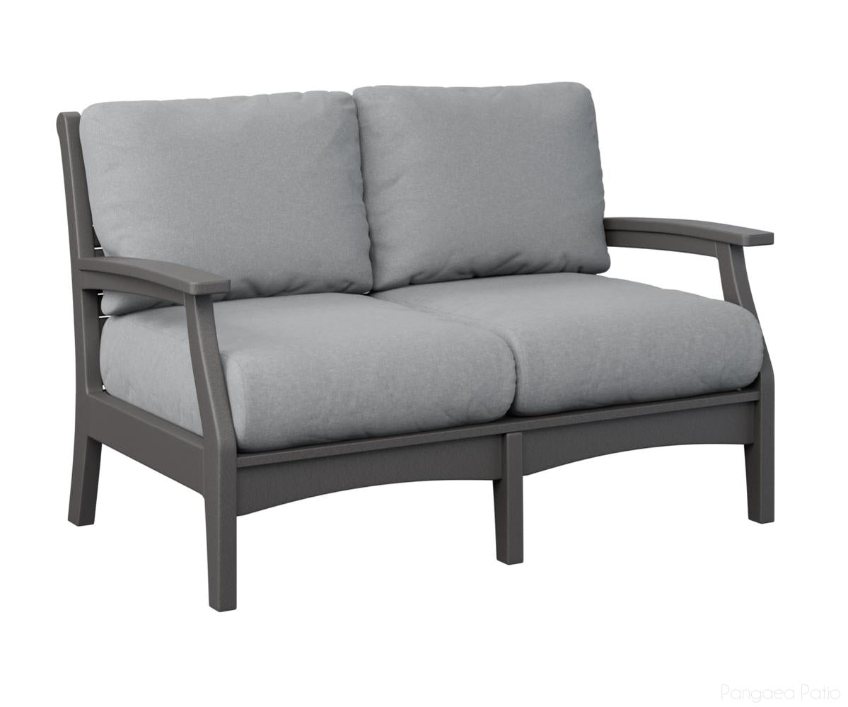 BGCTL5734SG-Berlin Gardens-Classic Terrace Loveseat-Smoke Gray BG-Pangaea Patio