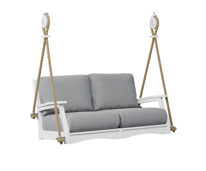 BGCTLSW5727W-Berlin Gardens-Classic Terrace Loveseat Swing-Pangaea Patio