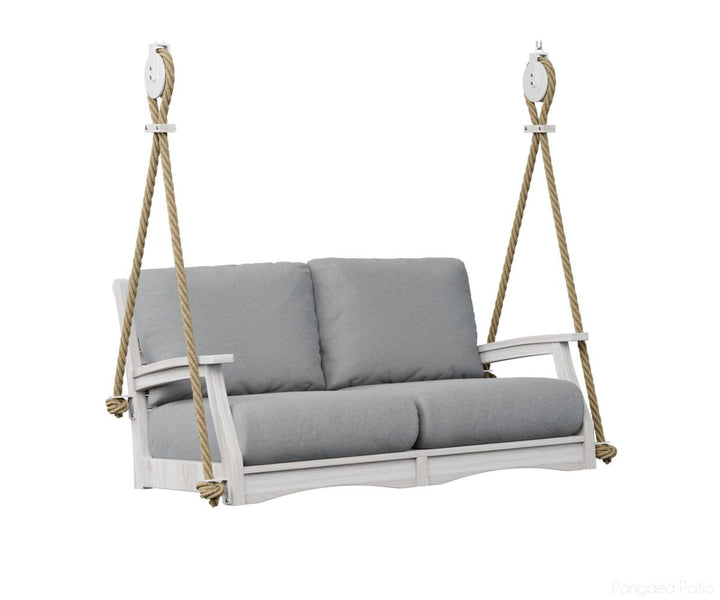 BGCTLSW5727SS-Berlin Gardens-Classic Terrace Loveseat Swing-Seashell BG-Pangaea Patio