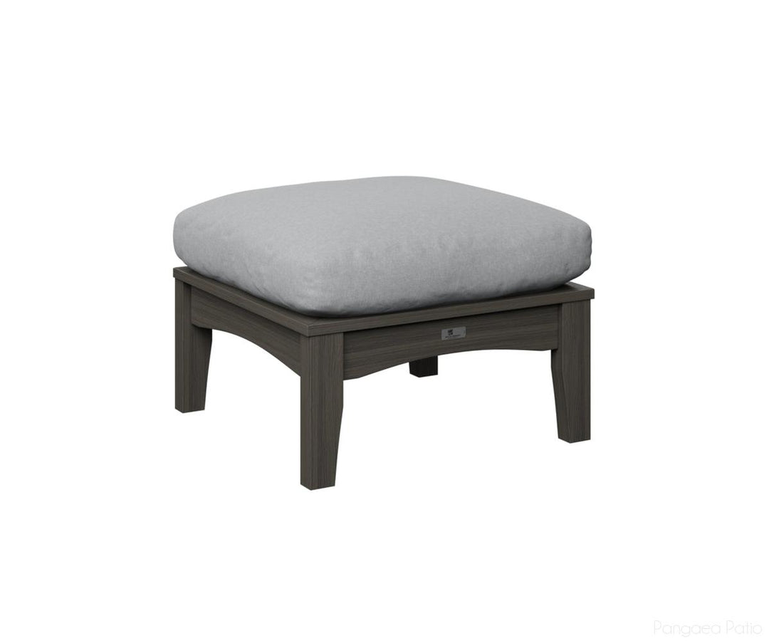 BGCTO2511CG-Berlin Gardens-Classic Terrace Ottoman-Coastal Gray BG-Pangaea Patio