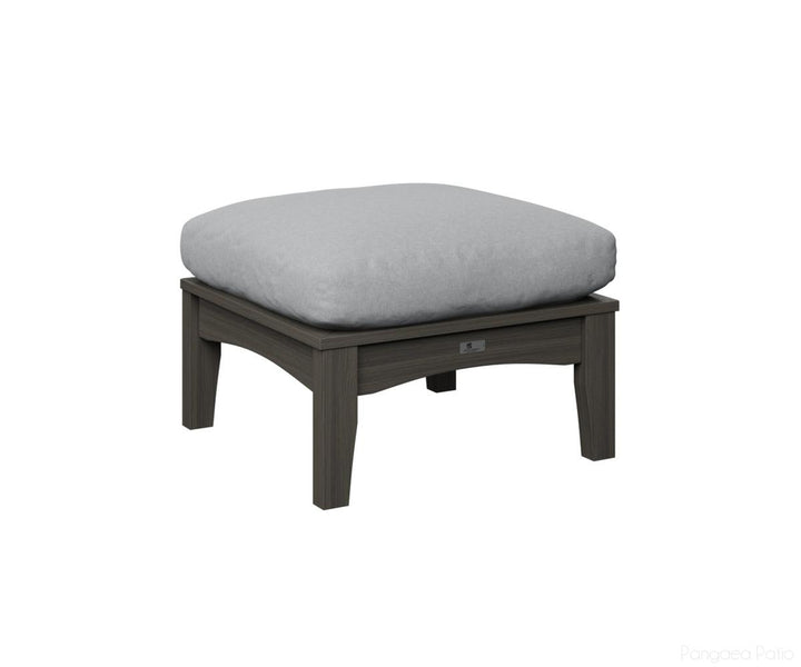 BGCTO2511CG-Berlin Gardens-Classic Terrace Ottoman-Coastal Gray BG-Pangaea Patio