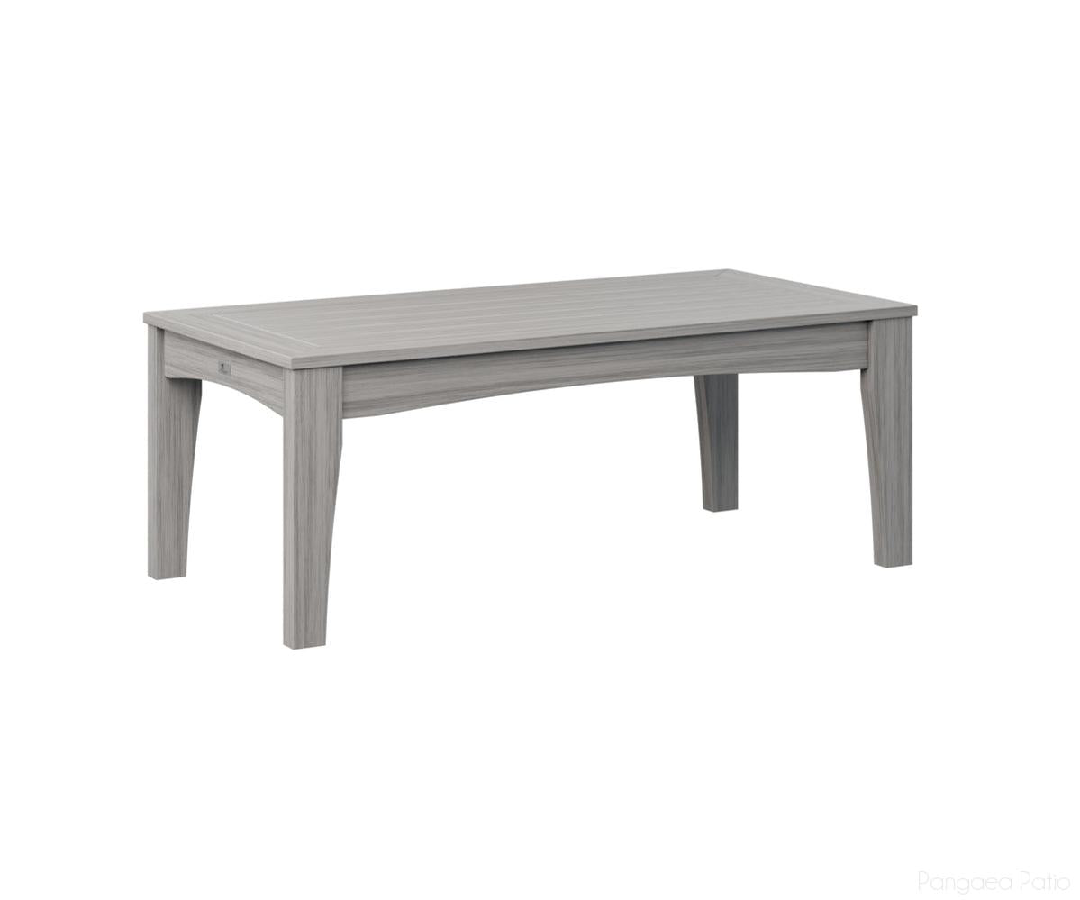 BGCTCT4818DG-Berlin Gardens-Classic Terrace Rectangle Coffee Table-Driftwood Gray BG-Pangaea Patio