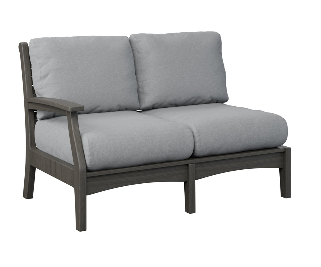 BGCTRSL5334CG-Berlin Gardens-Classic Terrace Right Arm Loveseat-Pangaea Patio