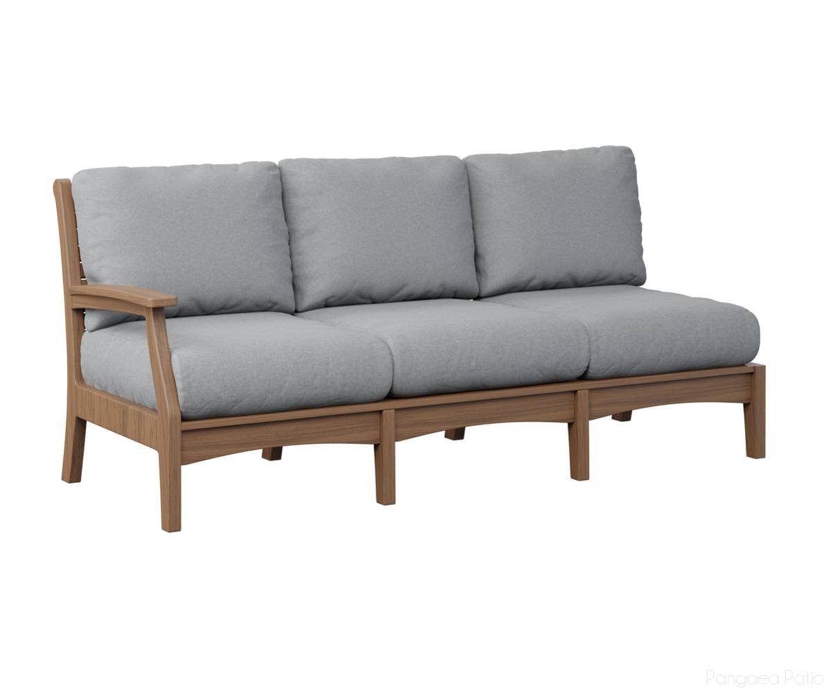 BGCTRSS7934AM-Berlin Gardens-Classic Terrace Right Arm Sofa-Antique Mahogany BG-Pangaea Patio