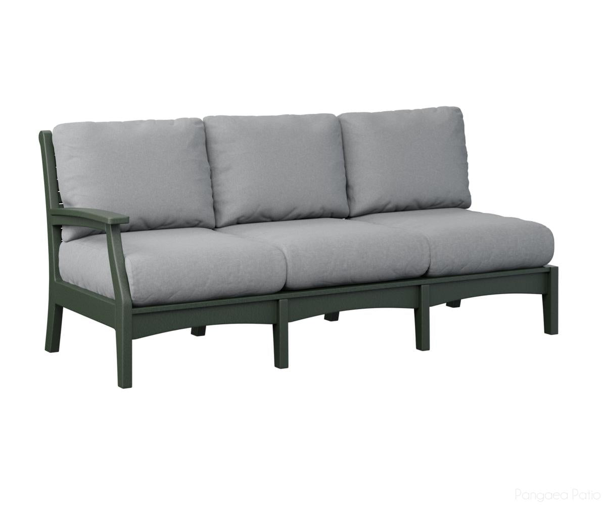 BGCTRSS7934G-Berlin Gardens-Classic Terrace Right Arm Sofa-Green BG-Pangaea Patio