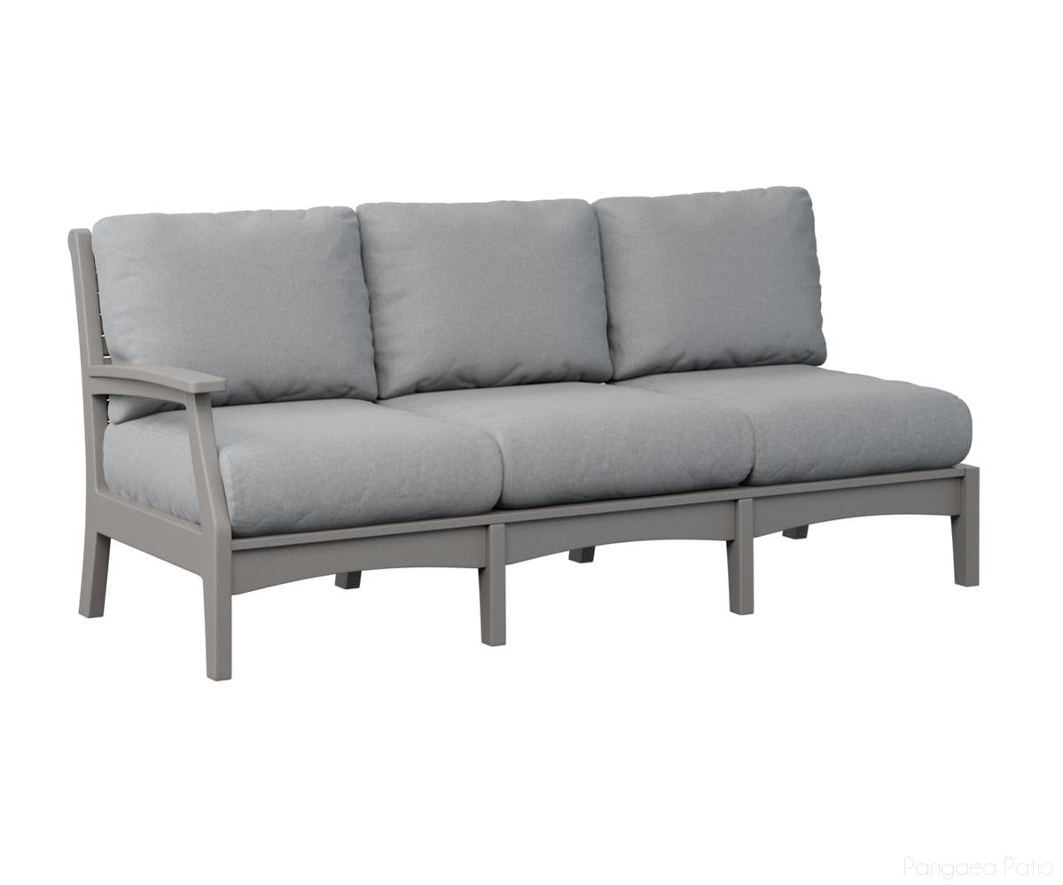 BGCTRSS7934LG-Berlin Gardens-Classic Terrace Right Arm Sofa-Light Gray BG-Pangaea Patio
