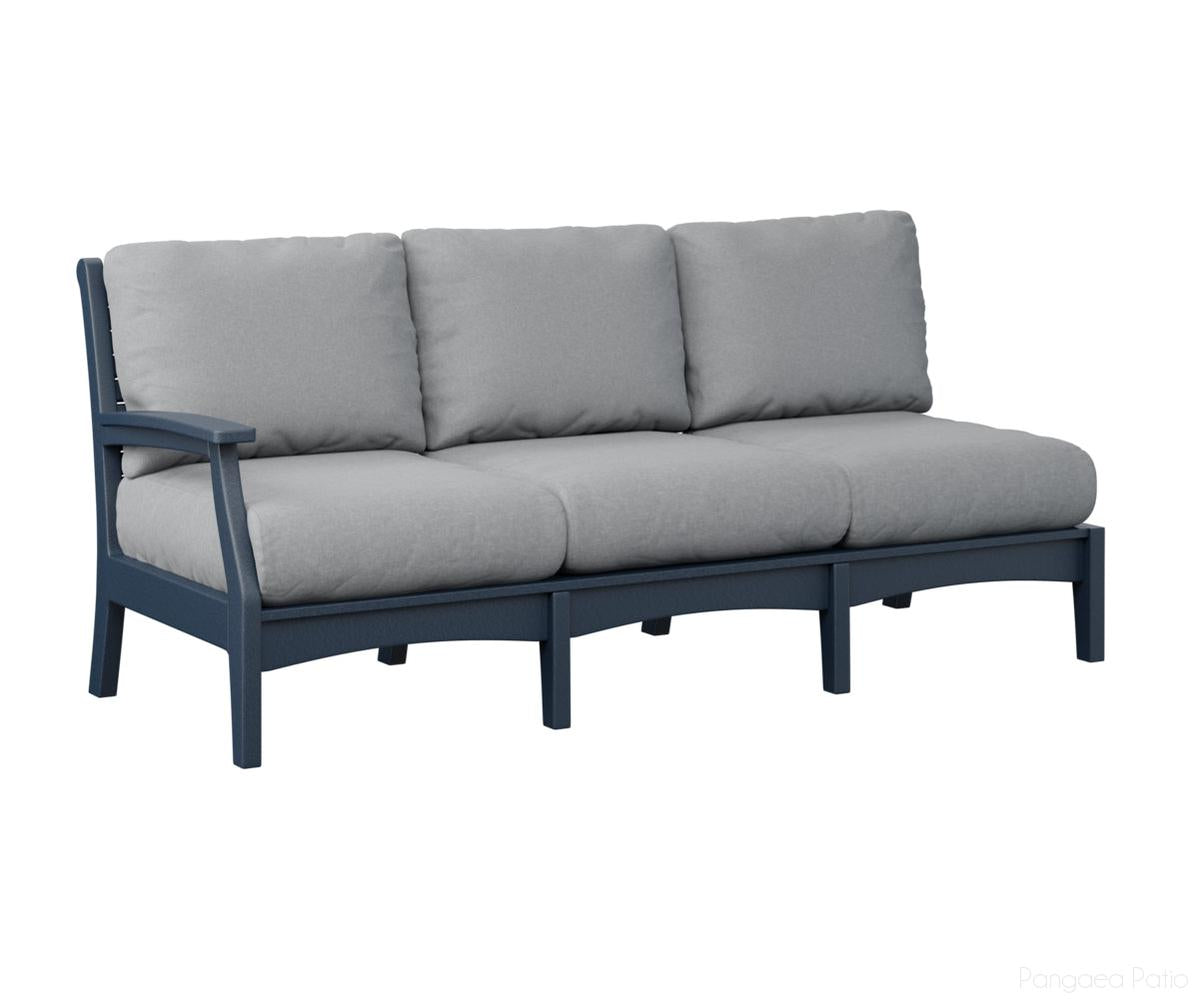BGCTRSS7934NB-Berlin Gardens-Classic Terrace Right Arm Sofa-Navy Blue BG-Pangaea Patio