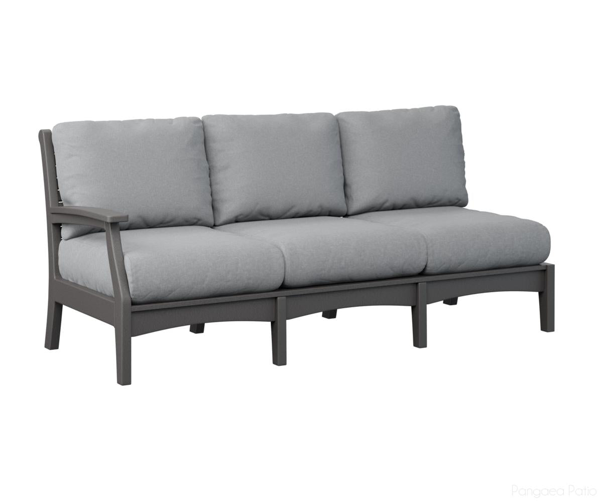 BGCTRSS7934SG-Berlin Gardens-Classic Terrace Right Arm Sofa-Smoke Gray BG-Pangaea Patio