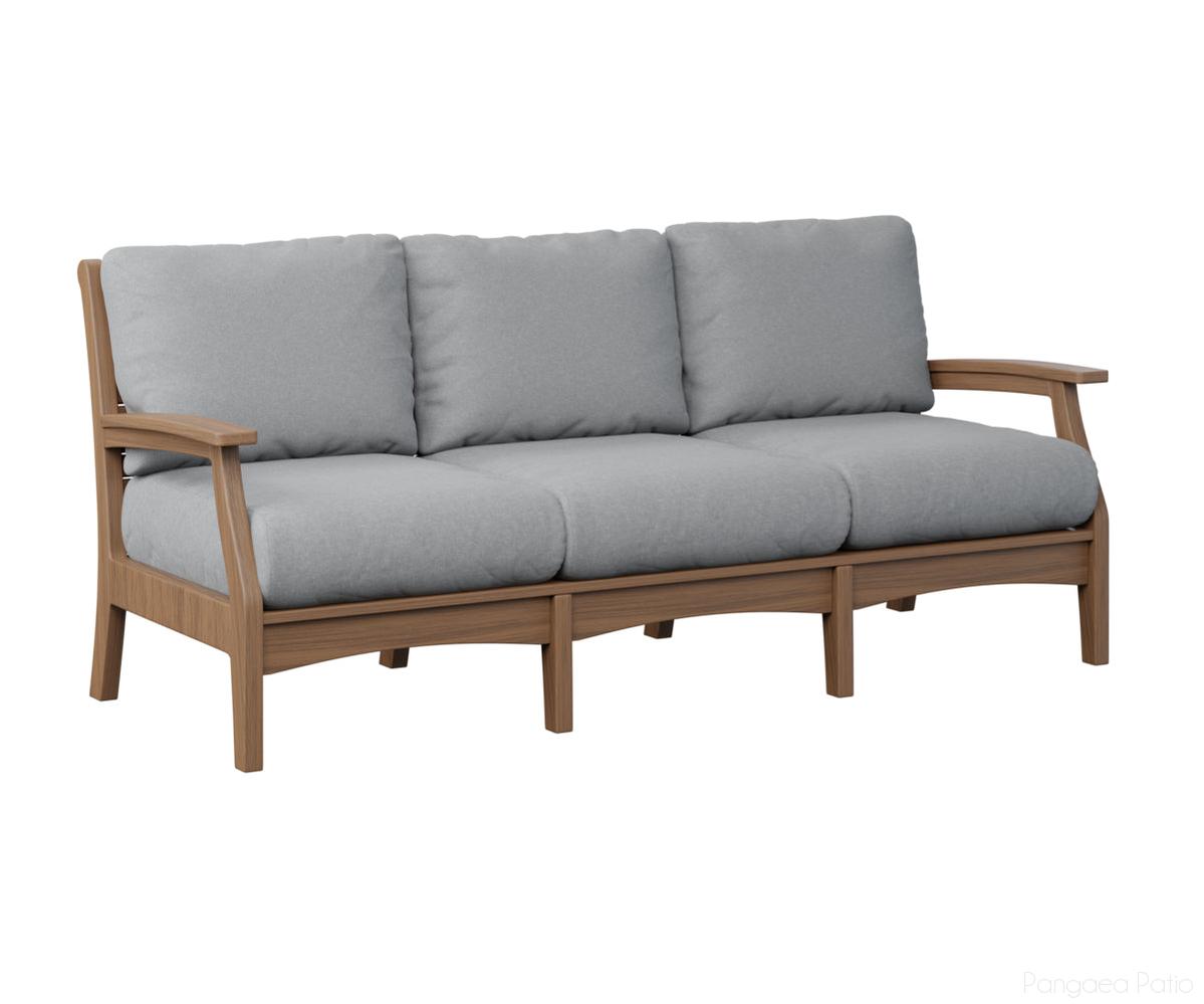 BGCTS8034AM-Berlin Gardens-Classic Terrace Sofa-Antique Mahogany BG-Pangaea Patio