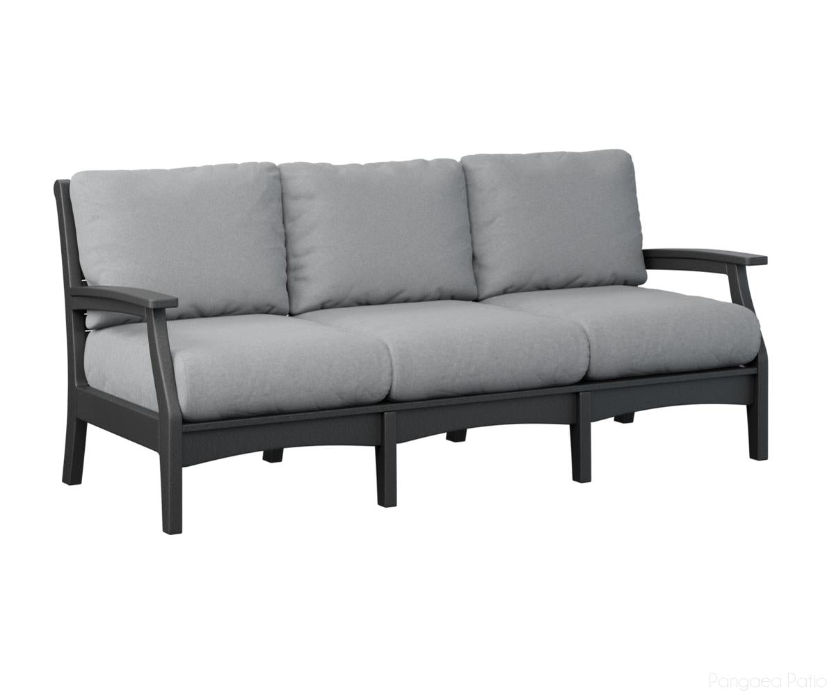 BGCTS8034B-Berlin Gardens-Classic Terrace Sofa-Black BG-Pangaea Patio
