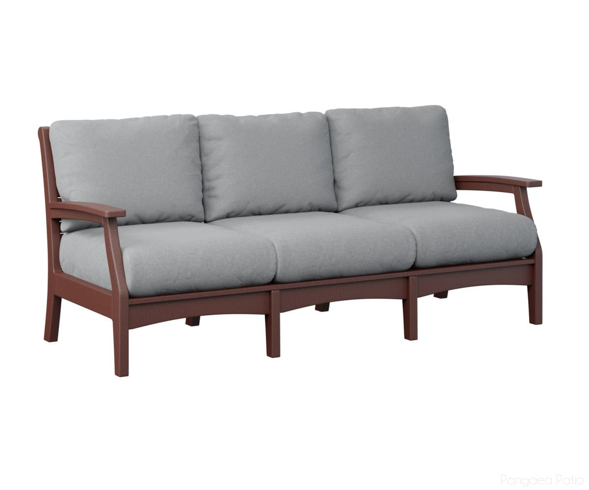 BGCTS8034BR-Berlin Gardens-Classic Terrace Sofa-Burgundy BG-Pangaea Patio