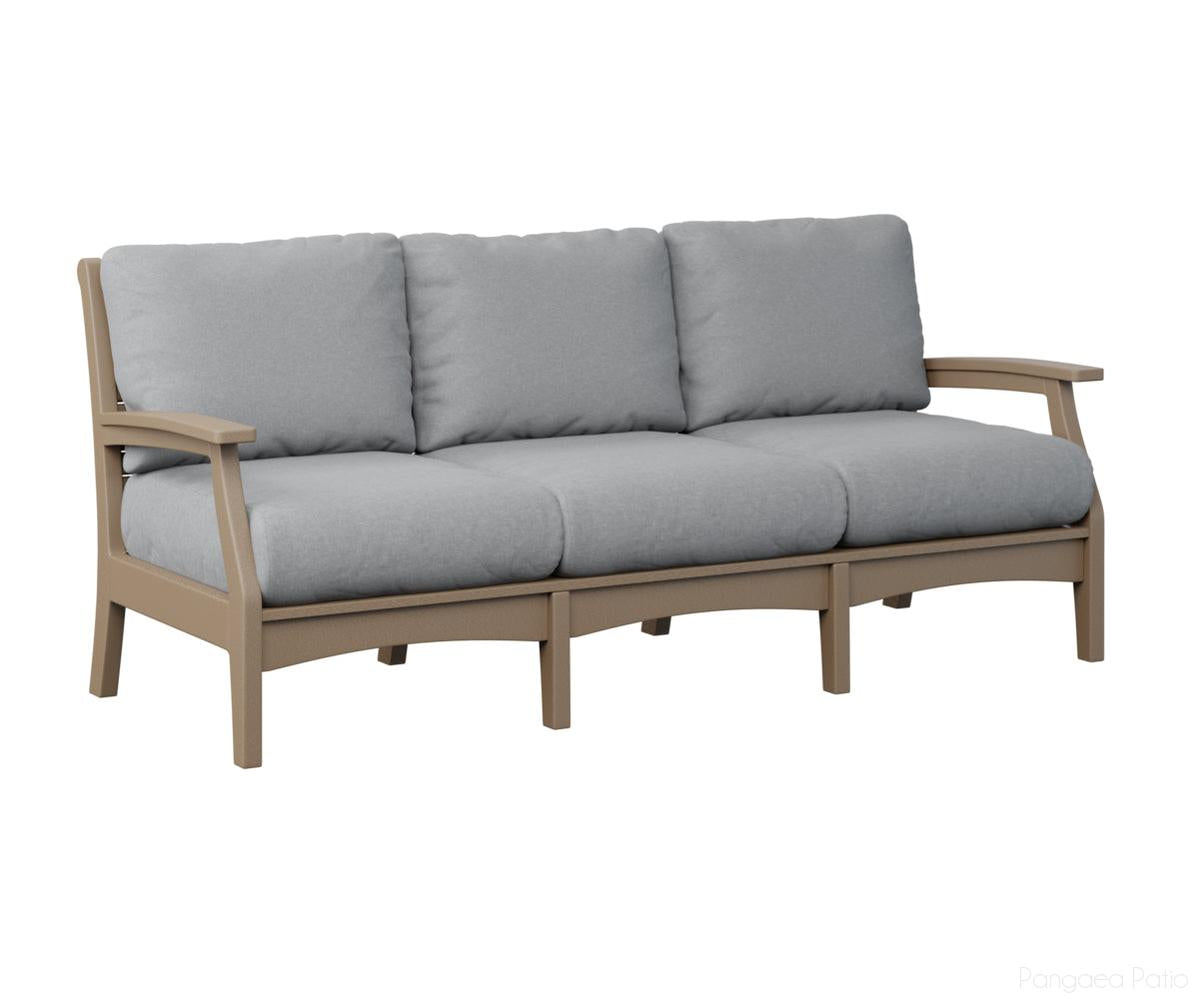 BGCTS8034WW-Berlin Gardens-Classic Terrace Sofa-Weatherwood BG-Pangaea Patio