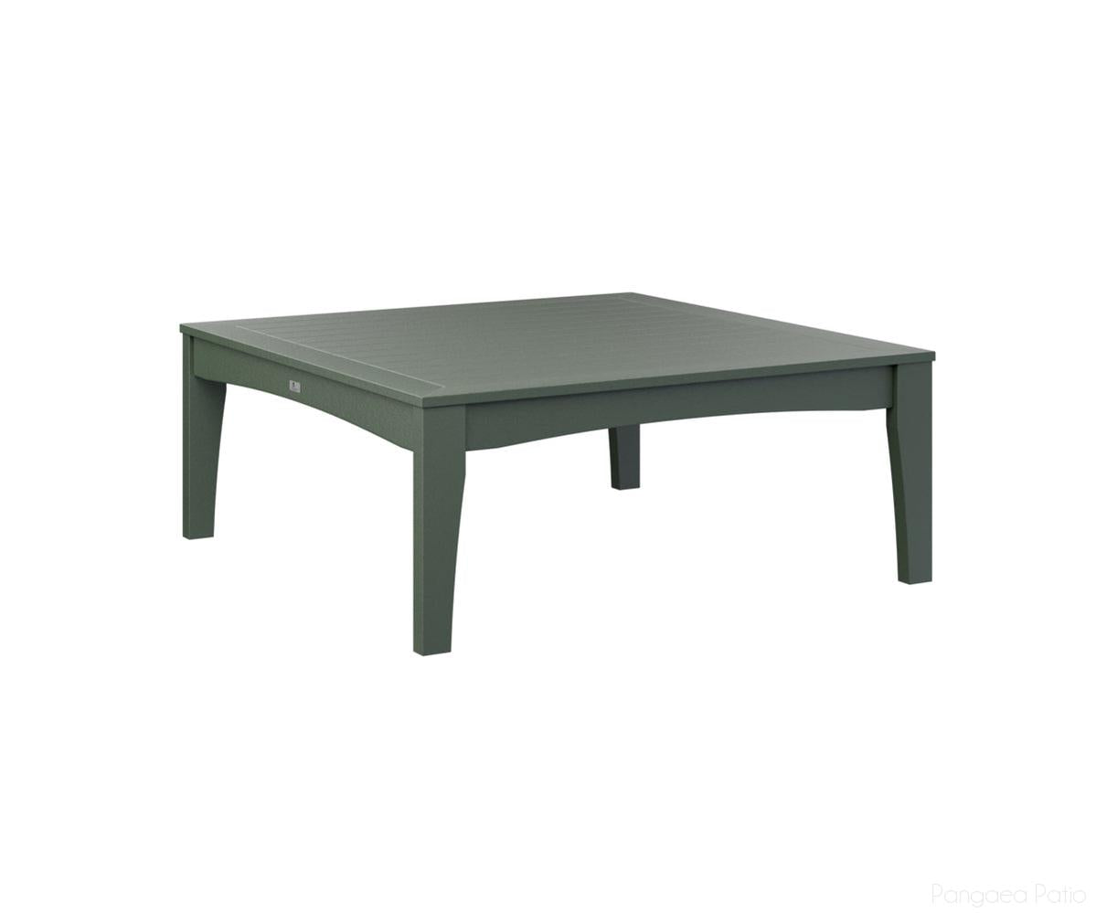 BGCTSCT4545G-Berlin Gardens-Classic Terrace Square Coffee Table-Green BG-Pangaea Patio