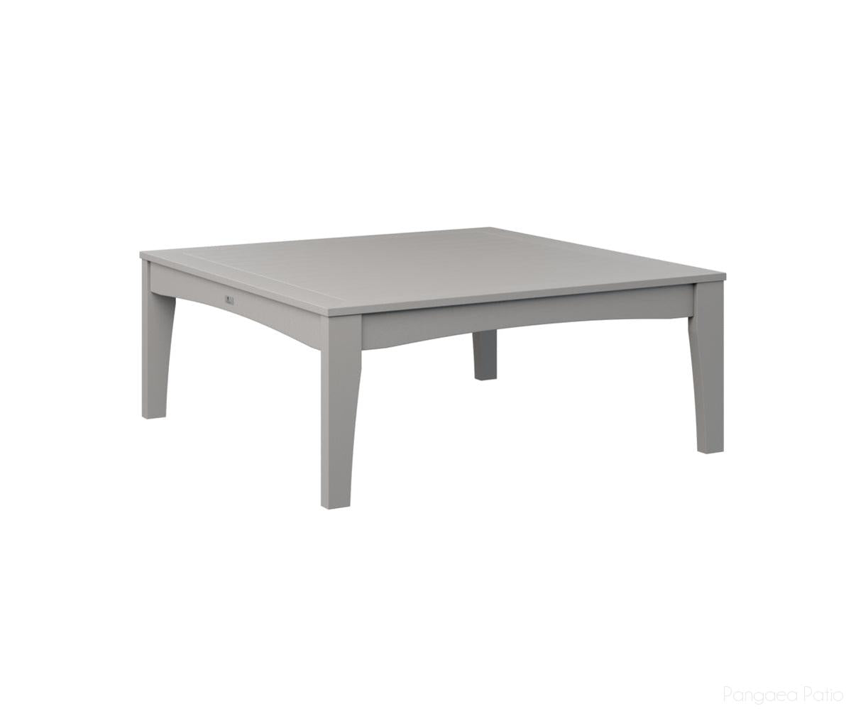 BGCTSCT4545LG-Berlin Gardens-Classic Terrace Square Coffee Table-Light Gray BG-Pangaea Patio
