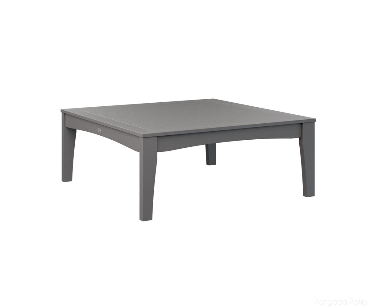 BGCTSCT4545SG-Berlin Gardens-Classic Terrace Square Coffee Table-Smoke Gray BG-Pangaea Patio